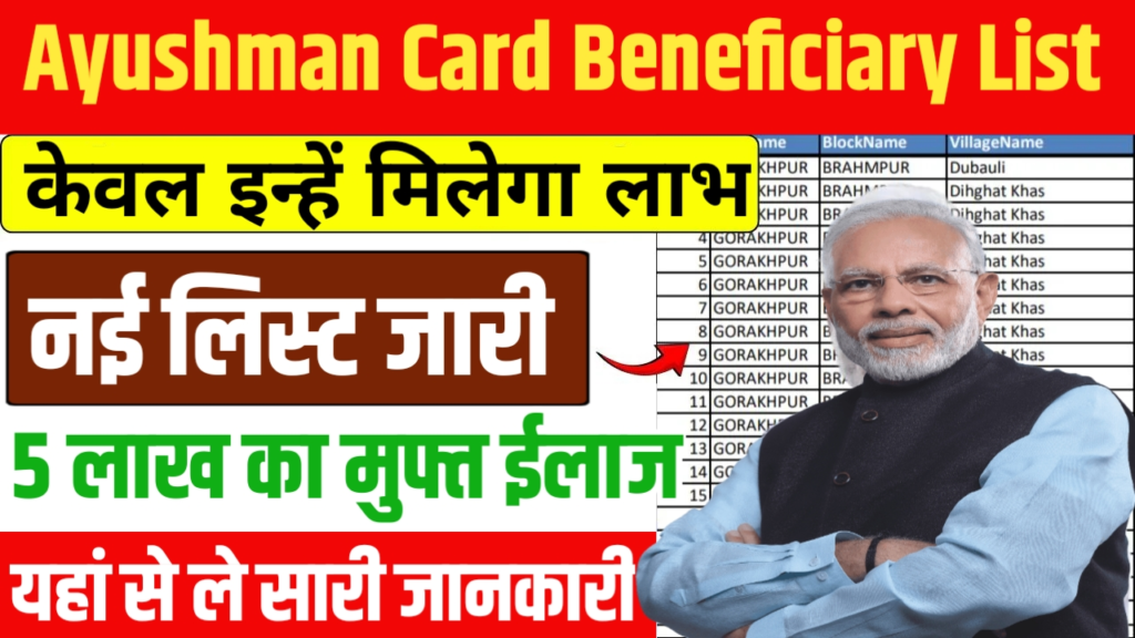 Ayushman Card Beneficiary List